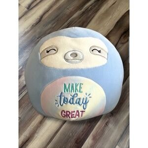 Squishmallows Inspiration Messages Make Today Great Helene the Sloth 12" Plush